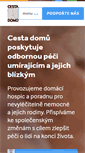 Mobile Screenshot of cestadomu.cz